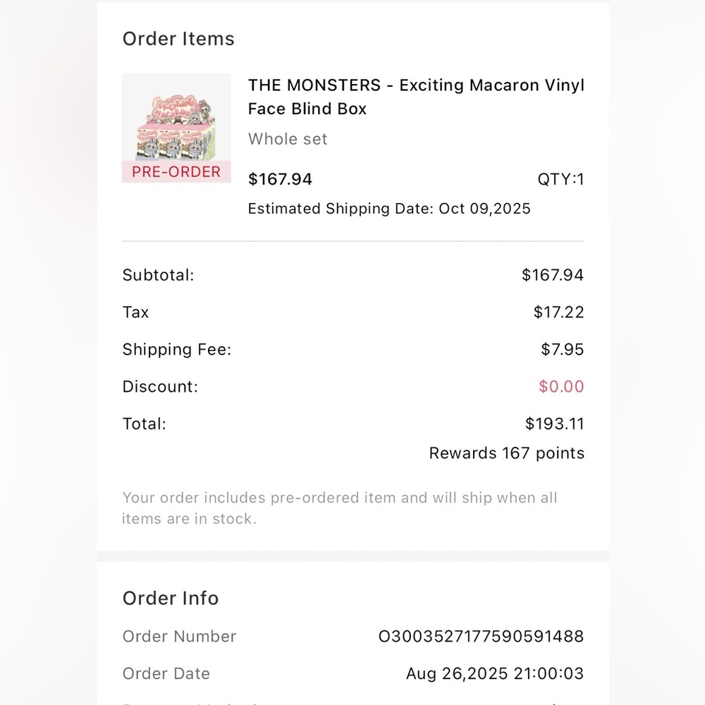 AUTHENTIC! Pop Mart Exciting Macaron Vinyl labubu Doll - sea salt coconut - Picture 5 of 5